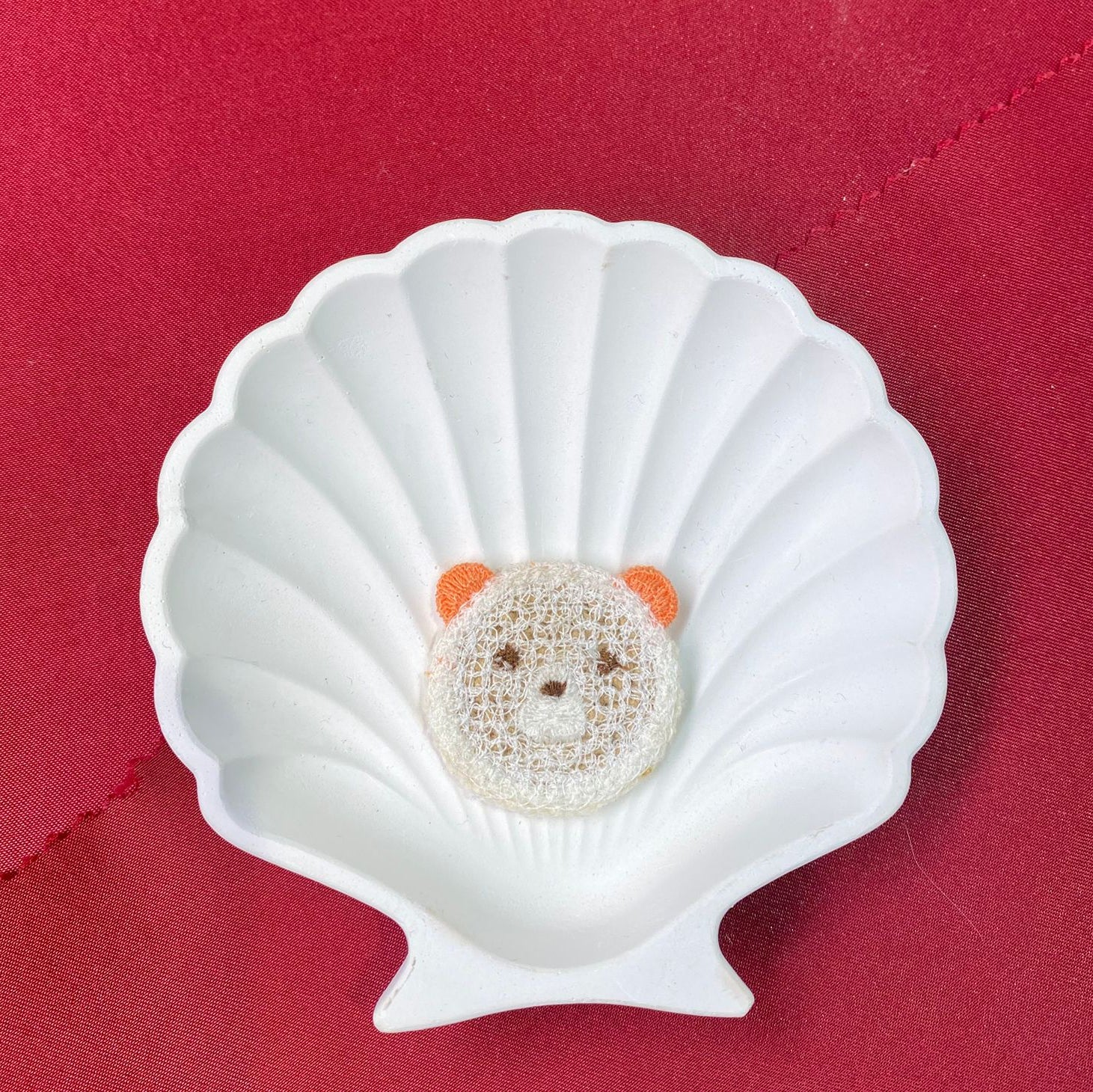 Crochet Bear Face Patch Cute Teddy Patch | Embroidered Bear Appliqué | Soft Crochet Animal Patch | Kawaii Babycore Style| Non-Ironable | Glue/Sew On