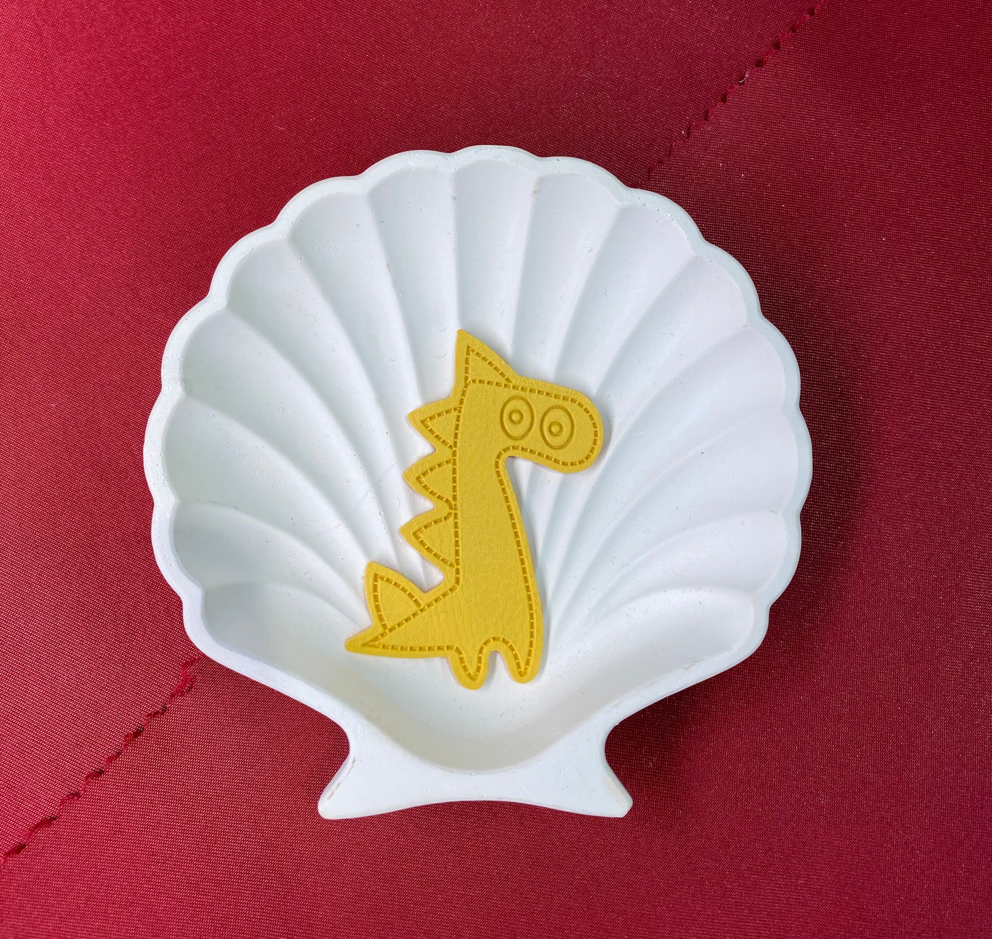 Dino the Dinosaur | Yellow | Cute and aesthetic | Patch| dinosaur | goofy and fun| Non-Ironable | Glue/Sew On