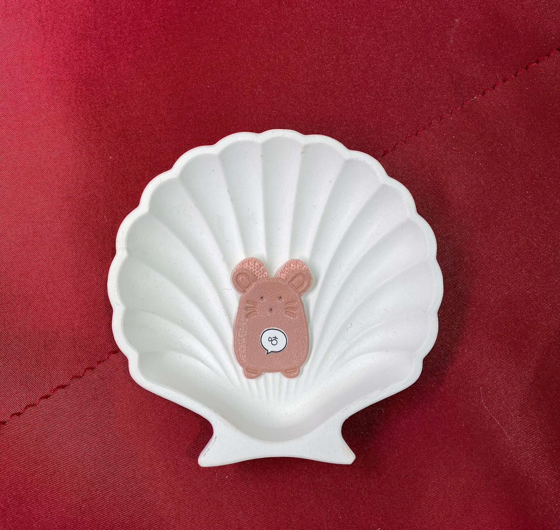 Pink Hamster| pink patch| cute and aesthetic| pink and white| patches| Non-Ironable | Glue/Sew On