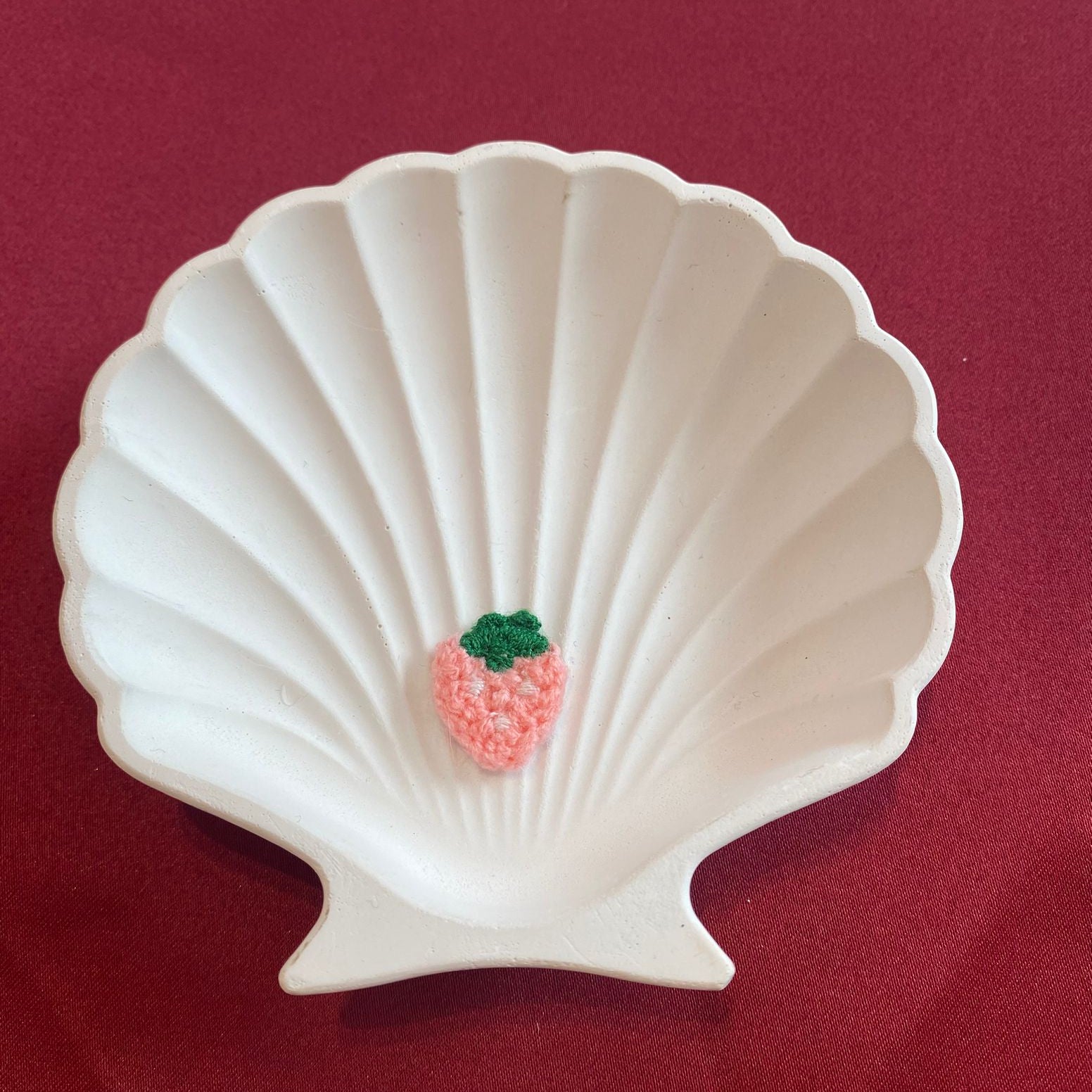 Pink Strawberry Patch | Blush Berry Embroidery | Handmade & Whimsical | Fairycore Fruit Applique | Delicate and Dreamy Look| Non-Ironable | Glue/Sew On