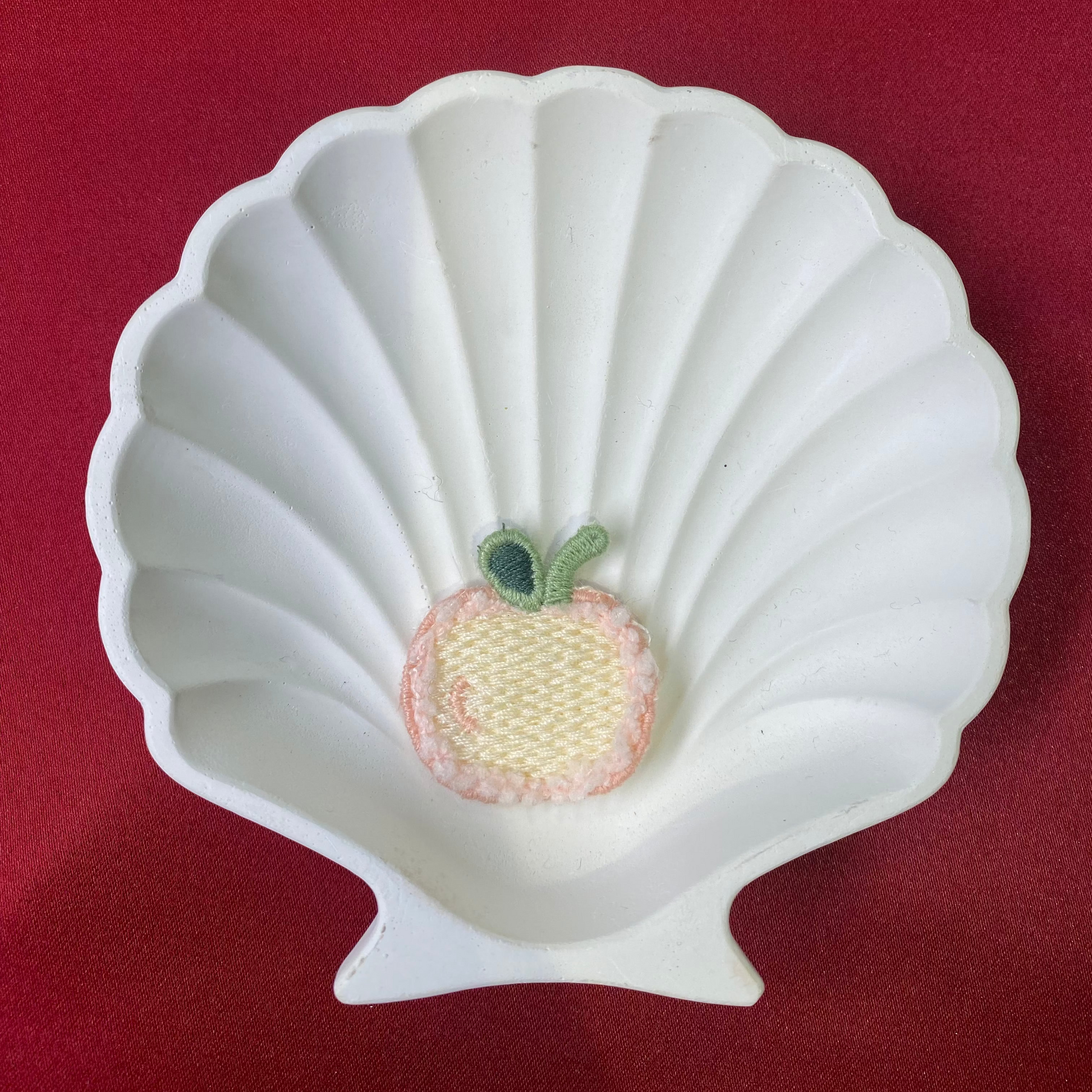 Apple Peach Patch| pink and peach| apple| cute | aesthetic| pastel colors| patches| Non-Ironable | Glue/Sew On