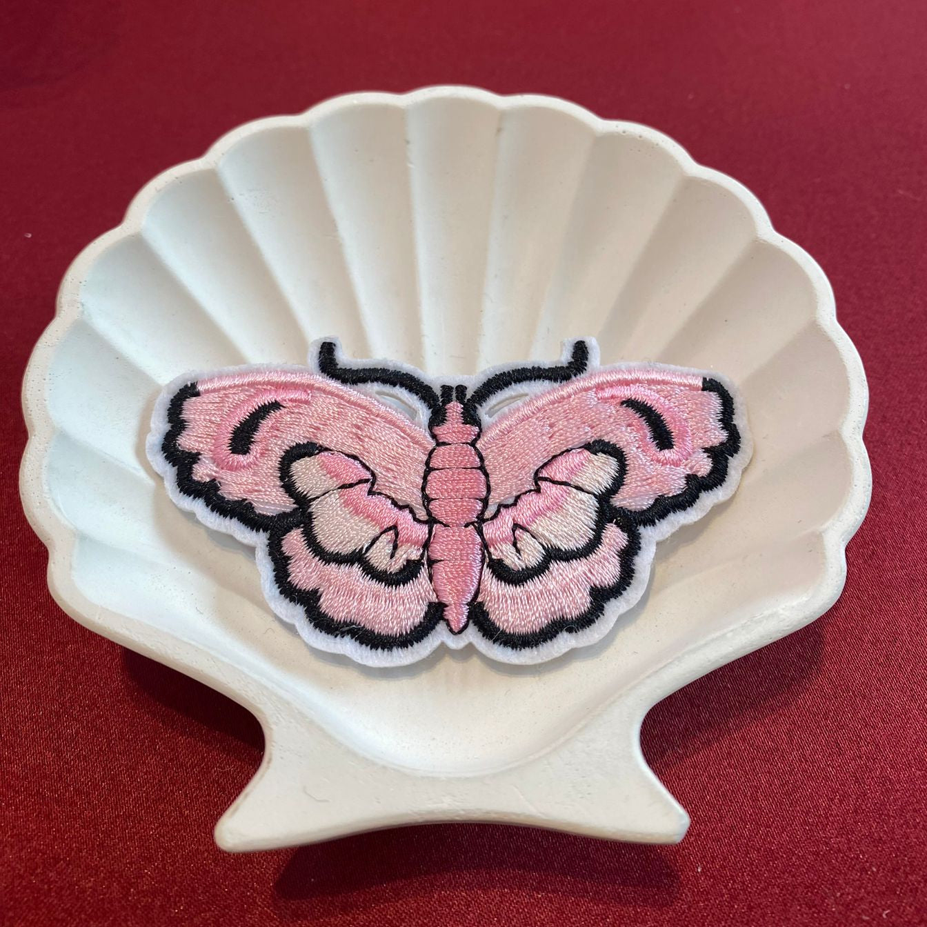Pink Butterfly patch | Pink | butterfly| pretty butterfly| cute and aesthetic |patches | beautiful| Non-Ironable | Glue/Sew On